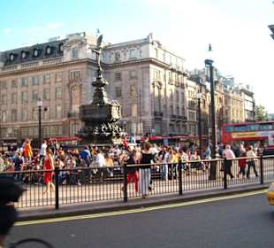 Blick auf den Picadilly Circus