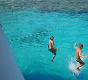 Sprung ins Meer