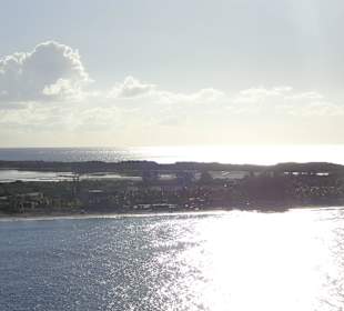 Bei der Ausfahrt aus dem Hafen