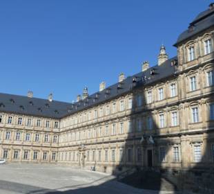 Die Neue Residenz am Domplatz in Bamberg