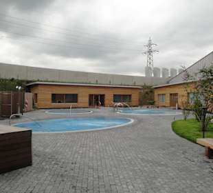 Aussenbereich Saunawelt