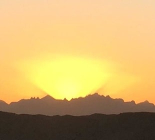 Sonnenuntergang in der Wüste