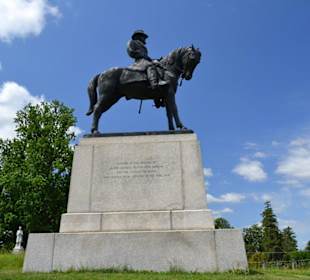 Der Military Park in Gettysburg, PA