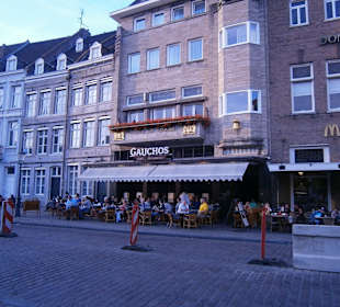 From across the street