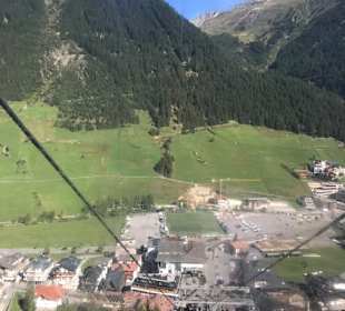 Gondelauffahrt in Ischgl