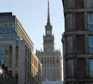 Blick zum Kulturpalast