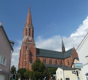 Zwiesel: Blick zur Kirche St. Nkolaus