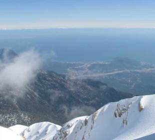 Berg Tahtali, Bergstation Seilbahn