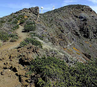 Weg Richtung Pico de la Cruz