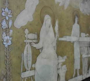 Wandemälde Heiligenzug