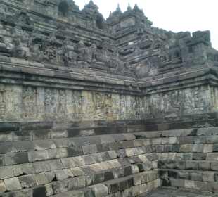 Seitenansicht Borobudur