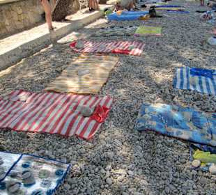 Strandreservierung durch Strandmafia