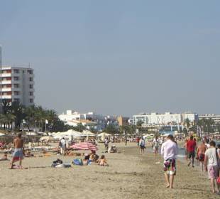 Blick auf Platja en Bossa