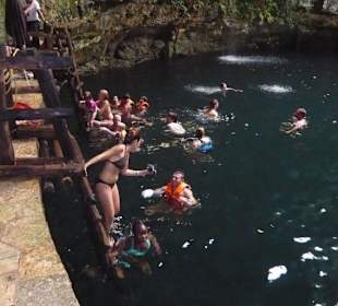 Baden in der Cenote