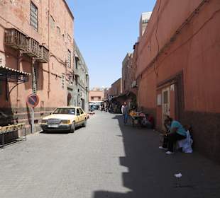 Unterwegs in der Altstadt von Marrakesch