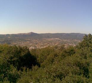 Ausblick vom Berg Filerimos (begehbares Kreuz)