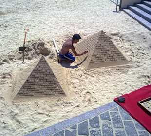 Künstler der Sandkörner