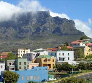 Bo Kaap mit Tafelberg