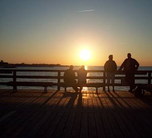 Sonnenuntergang am Schönberger Strand