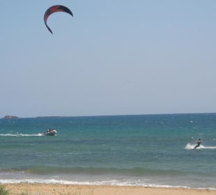 Strand am Korission-See