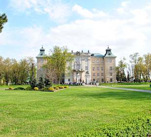 Zamek od strony Oficyn w całej okazałości.