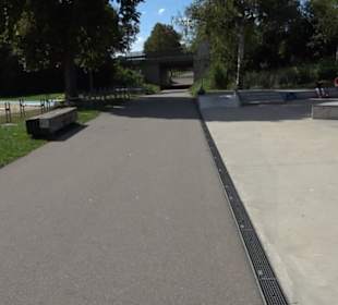 Skater-Anlage an der Donau