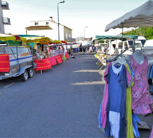 Impressionen vom Wochenmarkt Saint-Cyprien-Plage