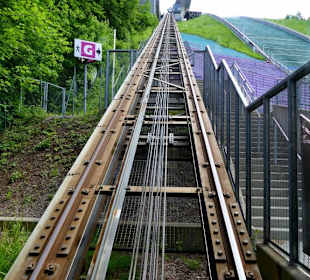 Der Weg des Steilaufzugs