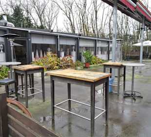 Außenbereich des Restaurant Sparta