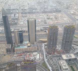 Blick auf Dubai vom Burj Khalifa