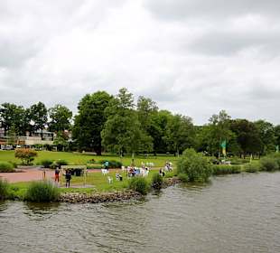 Kurpark: Ansicht vom Meer 