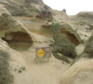 Auf dem Weg zum Strand