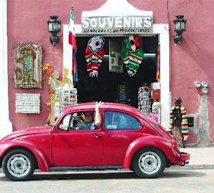 VW Käfer fahrn in Yukatan...