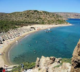 Blick auf den Palmenstrand