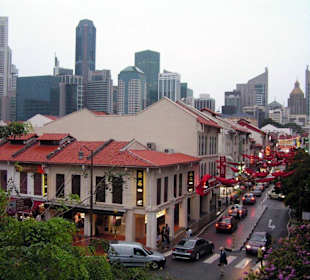 Chinatown mit Skyline