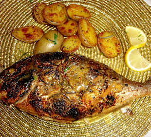 Dorade mit Rosmarinkartoffeln