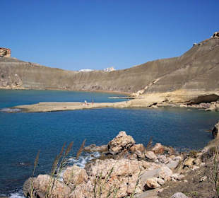 Blick in Richtung Ghajn Tuffieha Bay (dahinter)