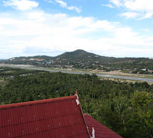 Aussicht auf Flughafen