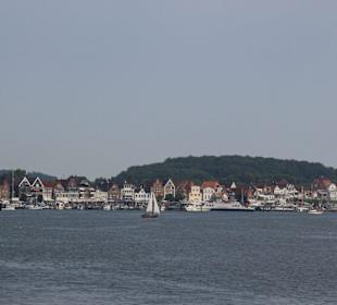 Die fjordartige Trave vor Travemünde