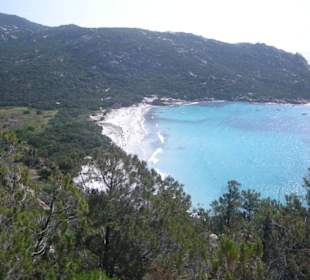 La baia vista dall'alto