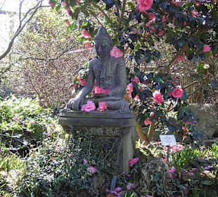 Statue im Japanischen Garten