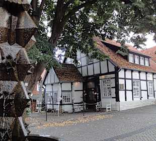 Fachwerkhaus im Ort