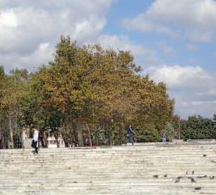 Blick auf den Platz