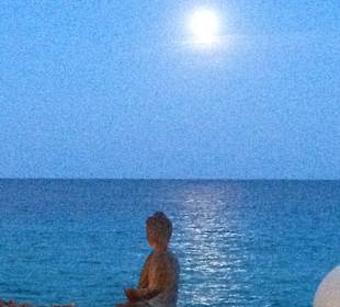 Abends beim Essen im Son Moll