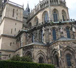 Bei einer Besichtigungstour durch Magdeburg