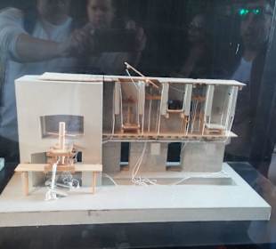 Modell der Katakomben des Kolosseum