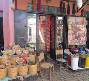 Unterwegs in der Altstadt von Marrakesch