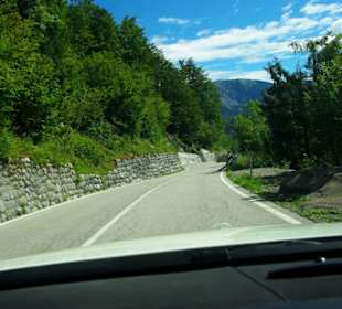 Auch guter Gegenverkehr besonders Biker