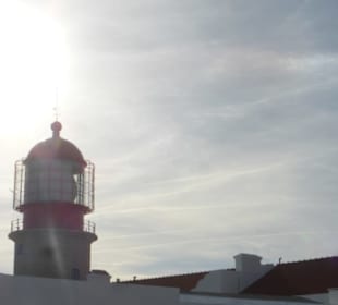 Der Leuchtturm vom Kap Sankt Vinzenz