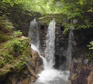 Wolfsklamm zum Ende des Weges durch die Schlucht